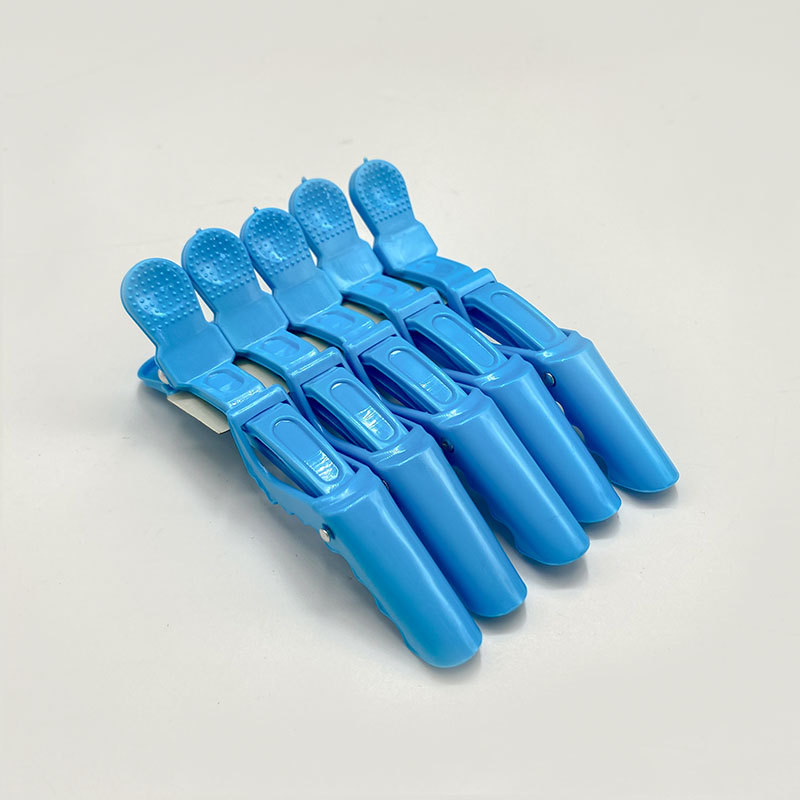 Pinzas de pelo de cocodrilo de plástico, pinzas de peluquería, pinza para el pelo, peluquero , horquillas de estilismo, pasadores, accesorios para el cabello: Rosa