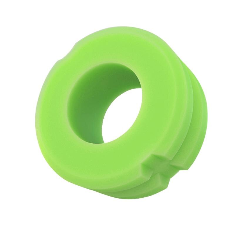 circular Facial Toner Jaw Exerciser And Neck Toning Equipment Food Grade Silica Gel Face Fitness Ball & Facial Toner Exerciser: Green