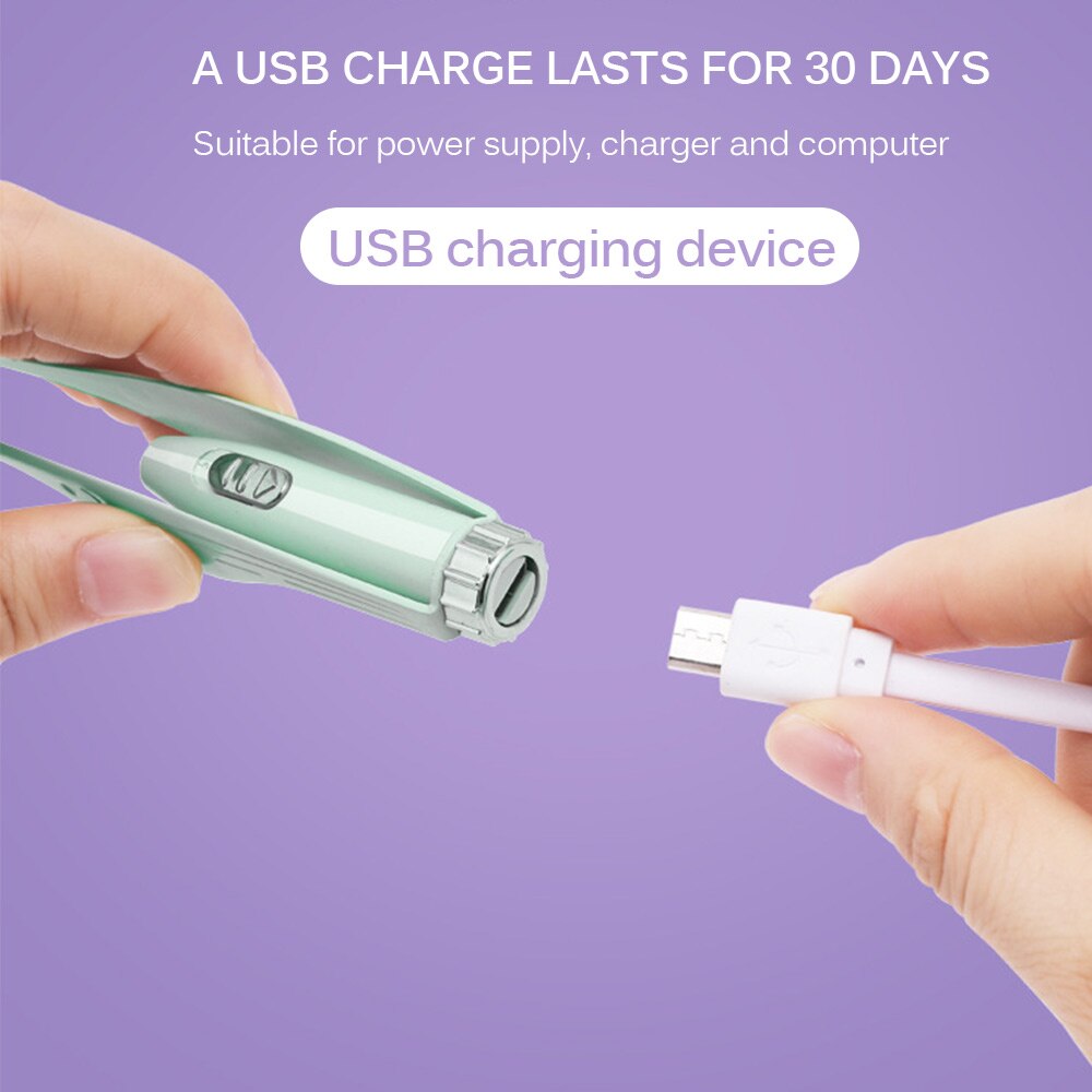 1 kit de cure-oreille lumineux Rechargeable, nettoyeur d'oreille de sécurité, soins du cérumen, dissolvant de cire, indolore, outil de nettoyage sans douleur