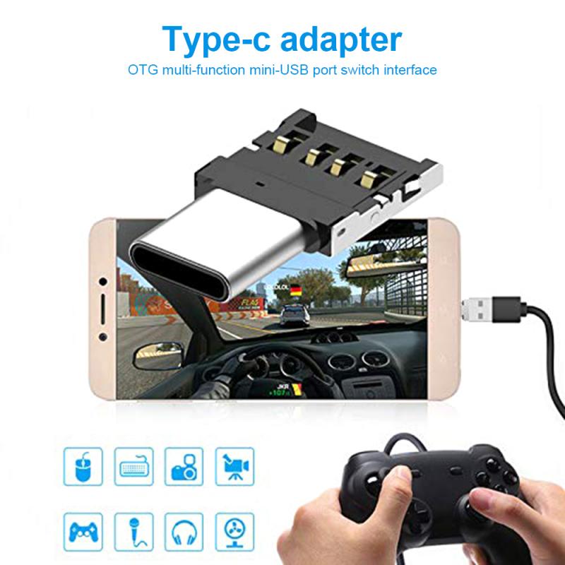 1Stck praktisch Adapter Typ-c Adapter OTG Multi-funktion Konverter Usb-schnittstelle zu Typ-c Adapter Mikro-Transfer Schnittstelle