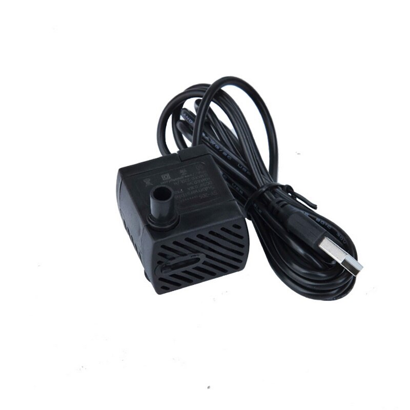 Grote drinkbak met veer, automatische waterfontein voor katten, waterdispenser voor katten, automatische voerbak, drinkfilter voor de zomer.: Zwarte waterpomp