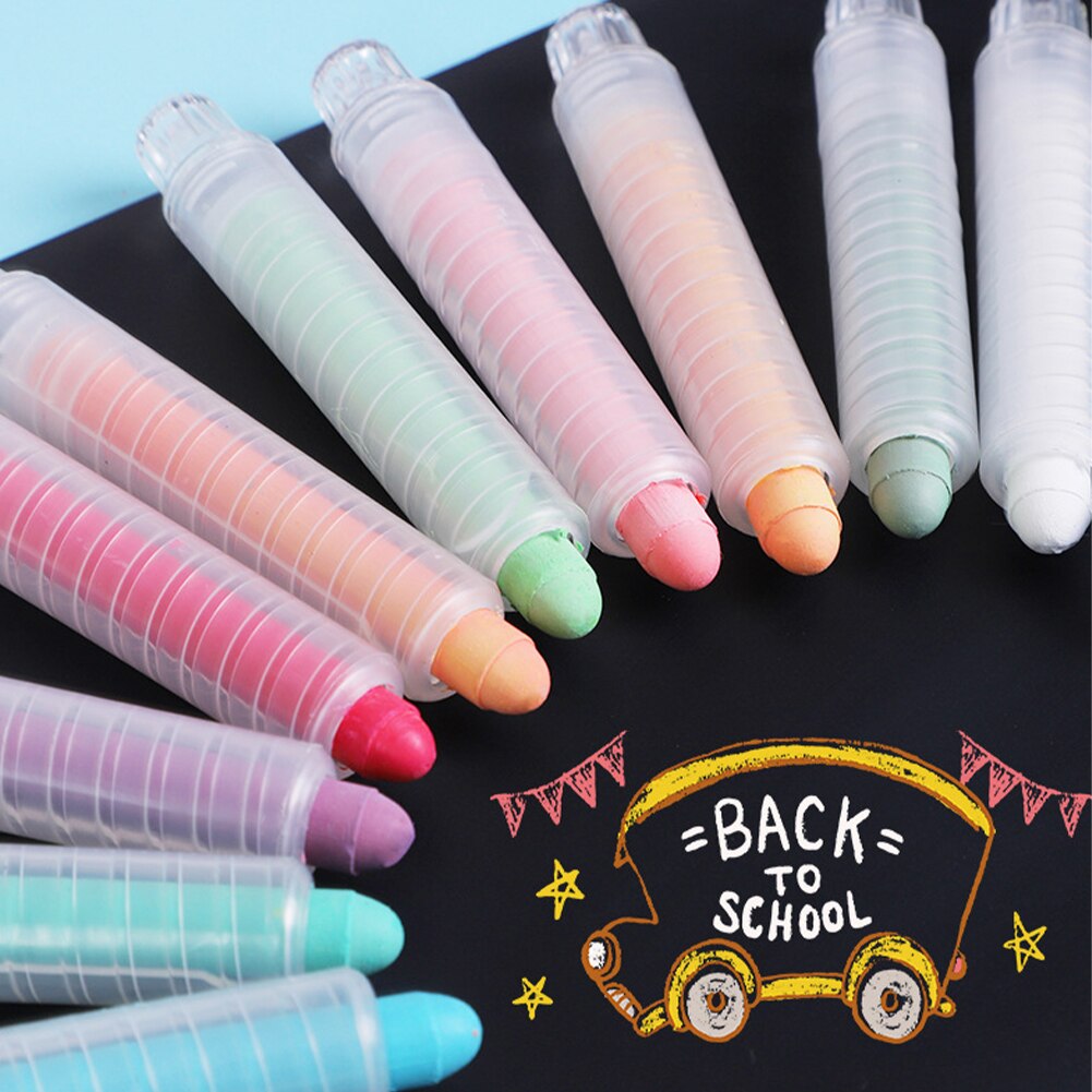 Drawing Writing Meeting Room Home Learning Manual Kids Teacher Playground School Stationery Office Dustless Chalk Non Toxic