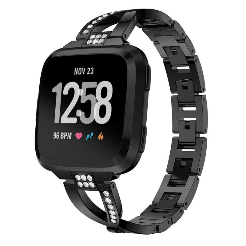 Metal Watch Band for Fitbit Versa 2 - Alloy Strap Wristband - Smartwatch Replacement Bracelet: 1