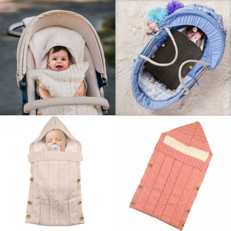 Sac de couchage unisexe pour enfants | Couverture pour -né, joli tricot , lange emmaillotage