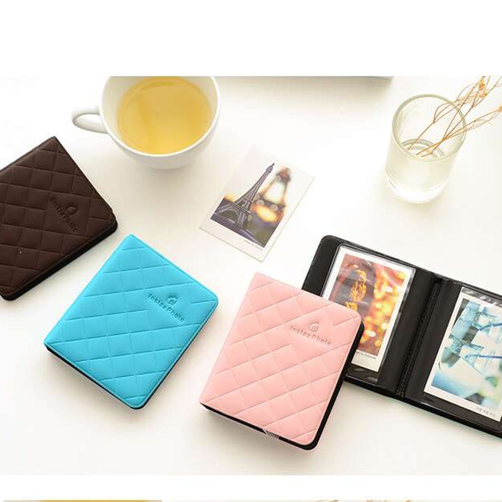 Para Fujifilm Instax Mini película 7 7s 8 9 25 50s 70 90, álbum 3 en 36/96, bolsillos, Mini caja de fotos Instant