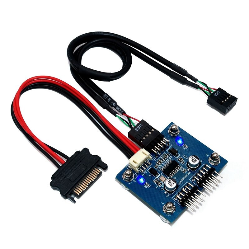 4-Hafen USB 2,0 Hub Modul mit SATA Energie Kabel und netic Basis für Schreibtisch, Tastatur, maus, USB-Stock
