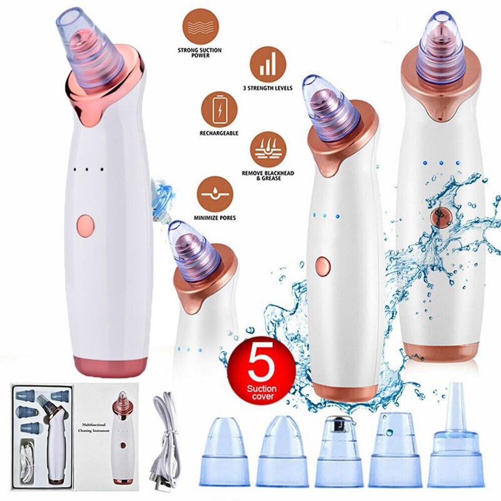 Limpiador de poros profundos por succión al vacío, eliminación de espinillas y acné, herramienta de belleza para el cuidado de la piel, SPA, diamante