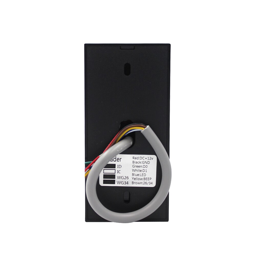 Access Control Proximity Card Reader 13.56MHZ/125KHZ Small Wiegand Card Reader IP68 Waterproof Long Range RFID Card Reader
