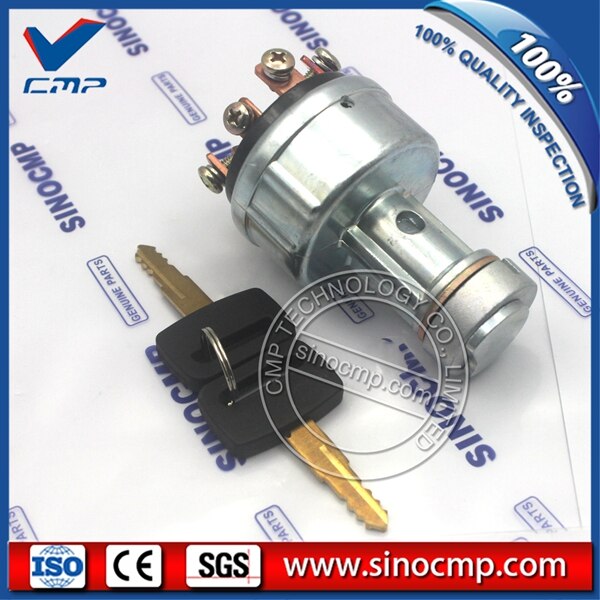 22B-06-11910 Excavator Ignition Switch for Komatsu PC55MR-3 PC20MR-3 PC35MR-3 PC200-8