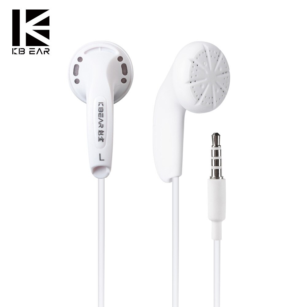 KBEAR-auricular para juegos Stellar HIFI, controlador dinámico de 15,4mm, cascos planos PPS japoneses, auriculares insignia KBEAR Knight: White