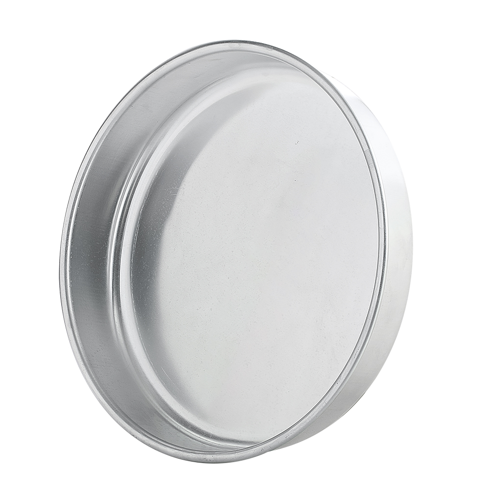 26 cm runde Aluminium-Dampfschale mit flachem Boden für die Küche, geeignet für Brot, Kekse und als multifunktionale Backform