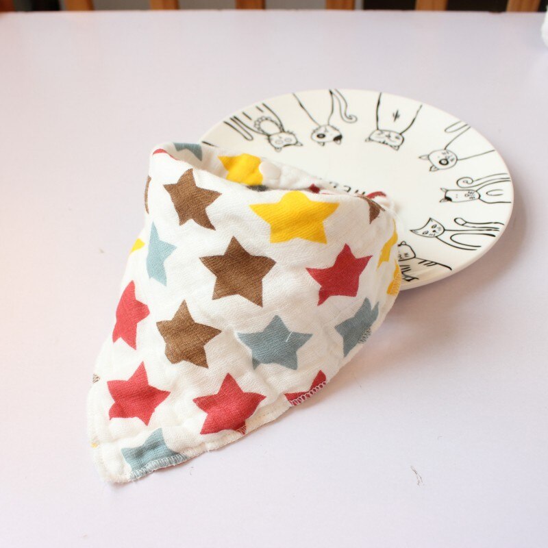 Baby Leuke Katoen Bib Burp Doek Kwijlen Tandjes Waterdichte Slabbetjes Bloem Print Handdoeken 122: YELLOW