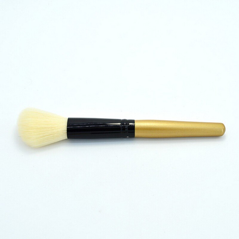 1pc store bronzer børste fiber hår ansigtskontur blush foundation pudder makeup børste kosmetisk værktøj: 03
