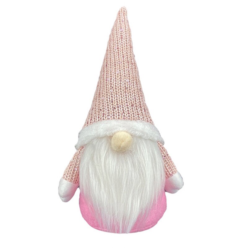 Joyeux noël ange poupée père noël Elk en peluche poupée jouets pour la maison ornements arbre suspendus fête décoration enfants nouvel an: 08