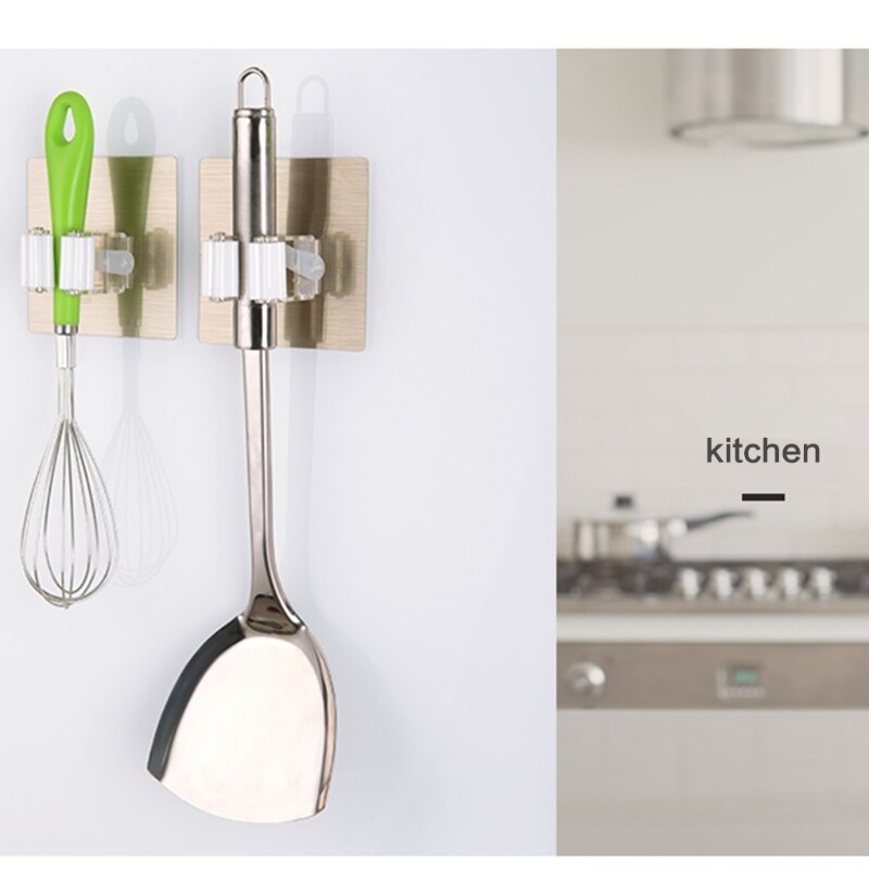 Uchwyt ścienny wycierać spinacz brushroom uchwyt samoprzylepny Organizer stojak wieszak kuchnia łazienka przechowywanie silny bezszwowy haki