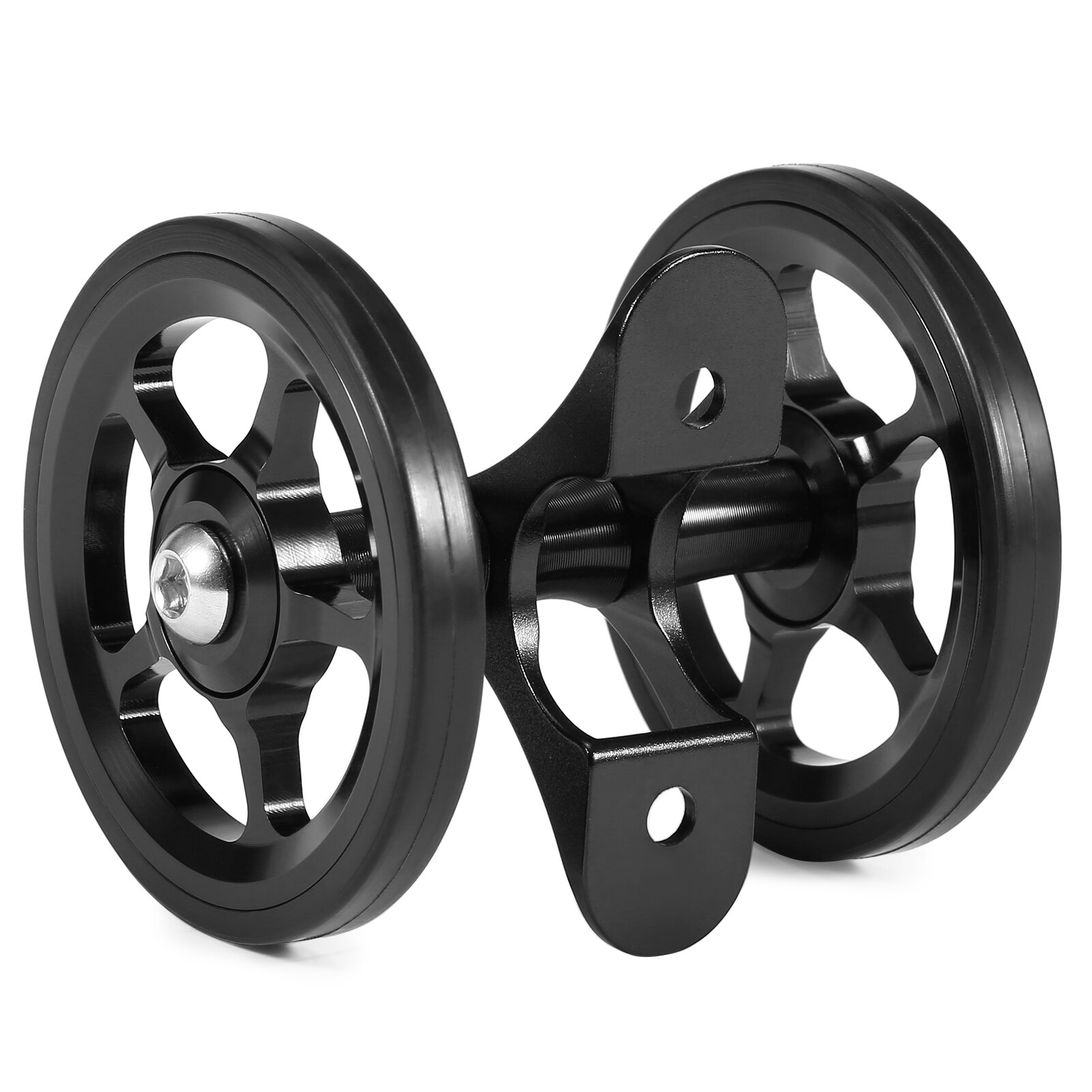 Aluminium Fiets Dubbele Roller Achterwielen Vervanging Voor Brompton Vouwfiets Achter Spatbord Bike Accessoires