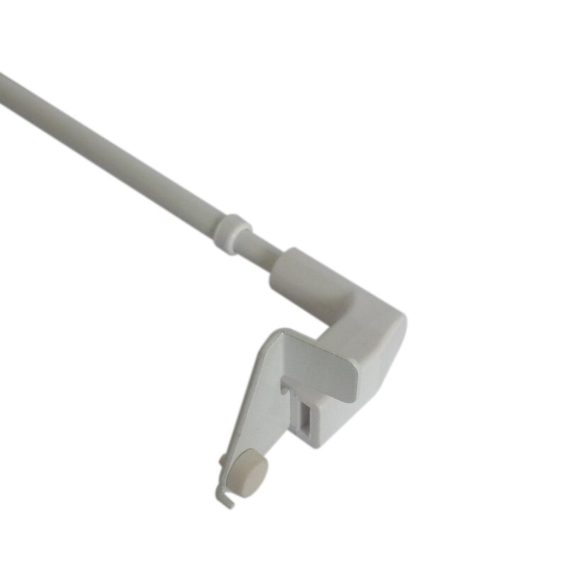 D7mm Tension cafe rod ,Curtain Accessories Rod for Window Decoration: 30-50cm / white