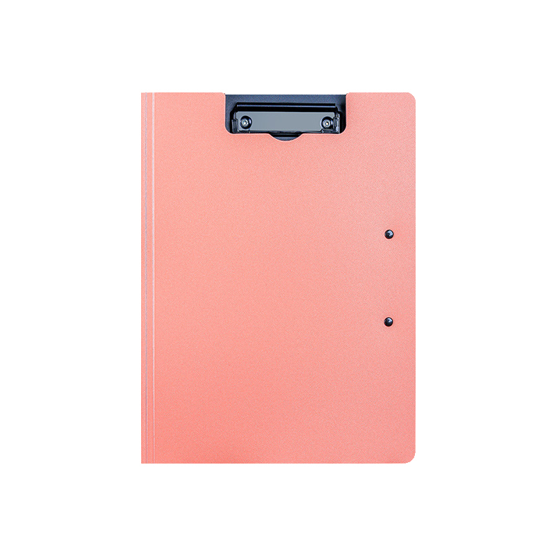 A4 File Folder Clipboard Writing Pad Memo Clip Board Double Clips Test Paper Storage Organizer School Supplies Office Stationary: Orange