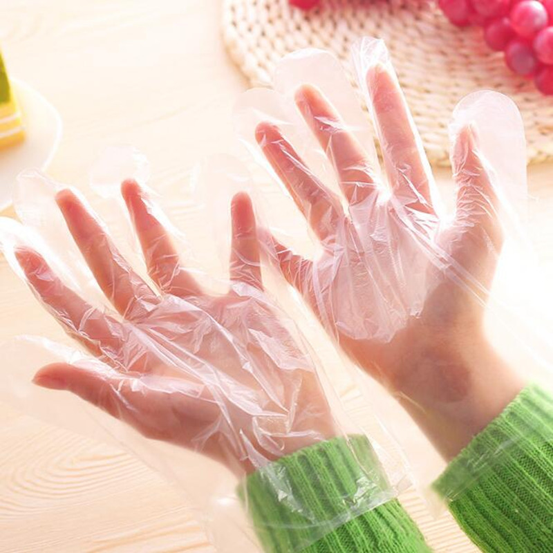 Wegwerp Handschoenen Volwassen Kinderen Multifunctie Clear Dunne Handschoenen Waterdicht Voor Huishouden Schone Keuken Koken Voedsel Handschoen