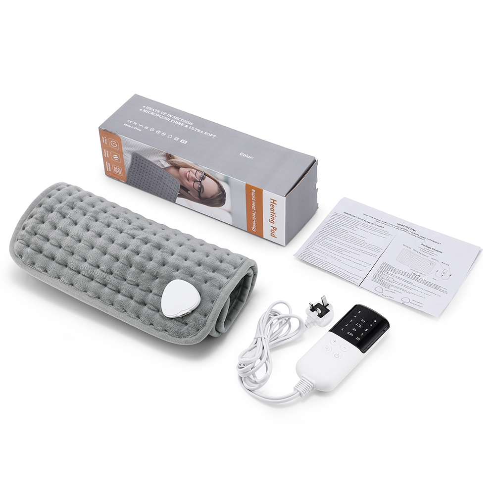 Almohadilla calefactora eléctrica multifuncional para fisioterapia, manta calefactora, cojín de 10 niveles de temperatura, temporizador, calentador de espalda corporal para invierno: Verde
