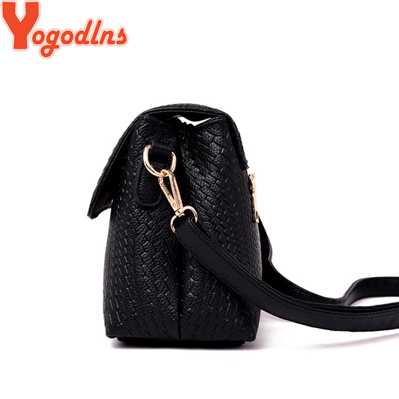 Yogodlns Women Shoulder Bags Small Satchel Simple Female Crossbody Bag Soft PU Leather Flap Bag Messenger Bags Sac Femme