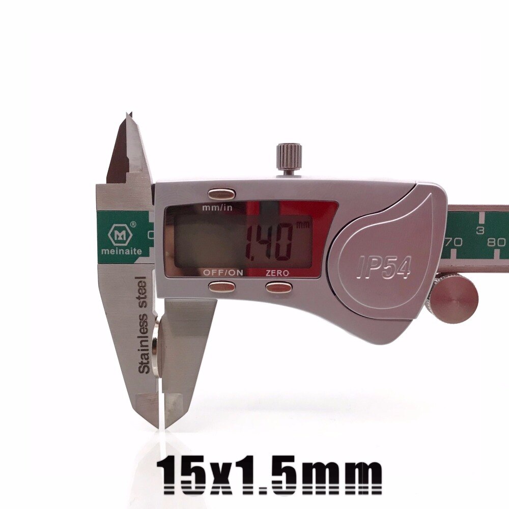 10/20/50/100/200Pcs 15X1.5 Kleine Ronde Magneet 15Mm X 1.5mm Neodymium Magneten 15X1.5Mm Permanente Sterke Krachtige Magneet 15*1.5
