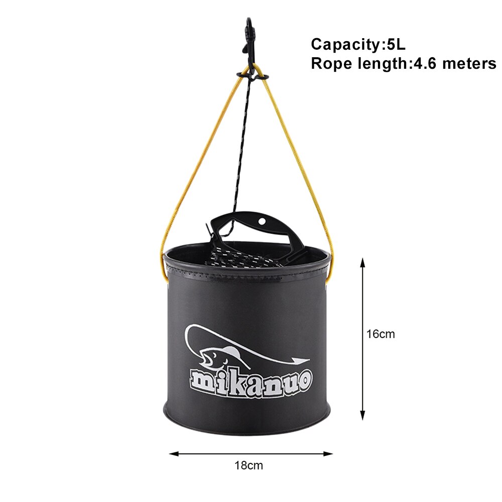 Opvouwbare Emmer Draagbare Opvouwbare Vissen Emmer Auto Camping Outdoor Opvouwbare Doos Zakken Opvouwbare Eva Emmer Met Rits/Pouch: A