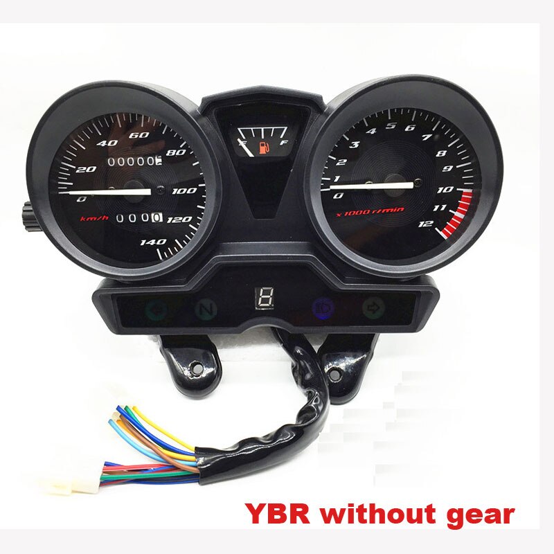 Motorcycle Tachometer for YAMAHA YBR125 YBR YB 125 JYM125 Speedometer Meter Gauge Moto Tacho Instrument Clock Case: TIANJIAN1