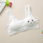 Telotuny tonåring tjejer bh underkläder bh väst barn underkläder sport underkläder 100%  bomull  z0828: Vit
