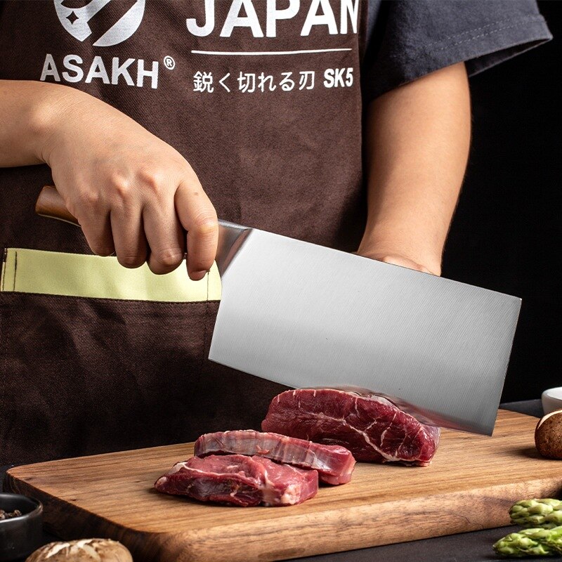 Japanese 6pcs/7pcs Knife Set Slicing Chopping Kitchen Knives Sets Santoku Chef's Cleaver Sharpener Knife Holder Scissors Set