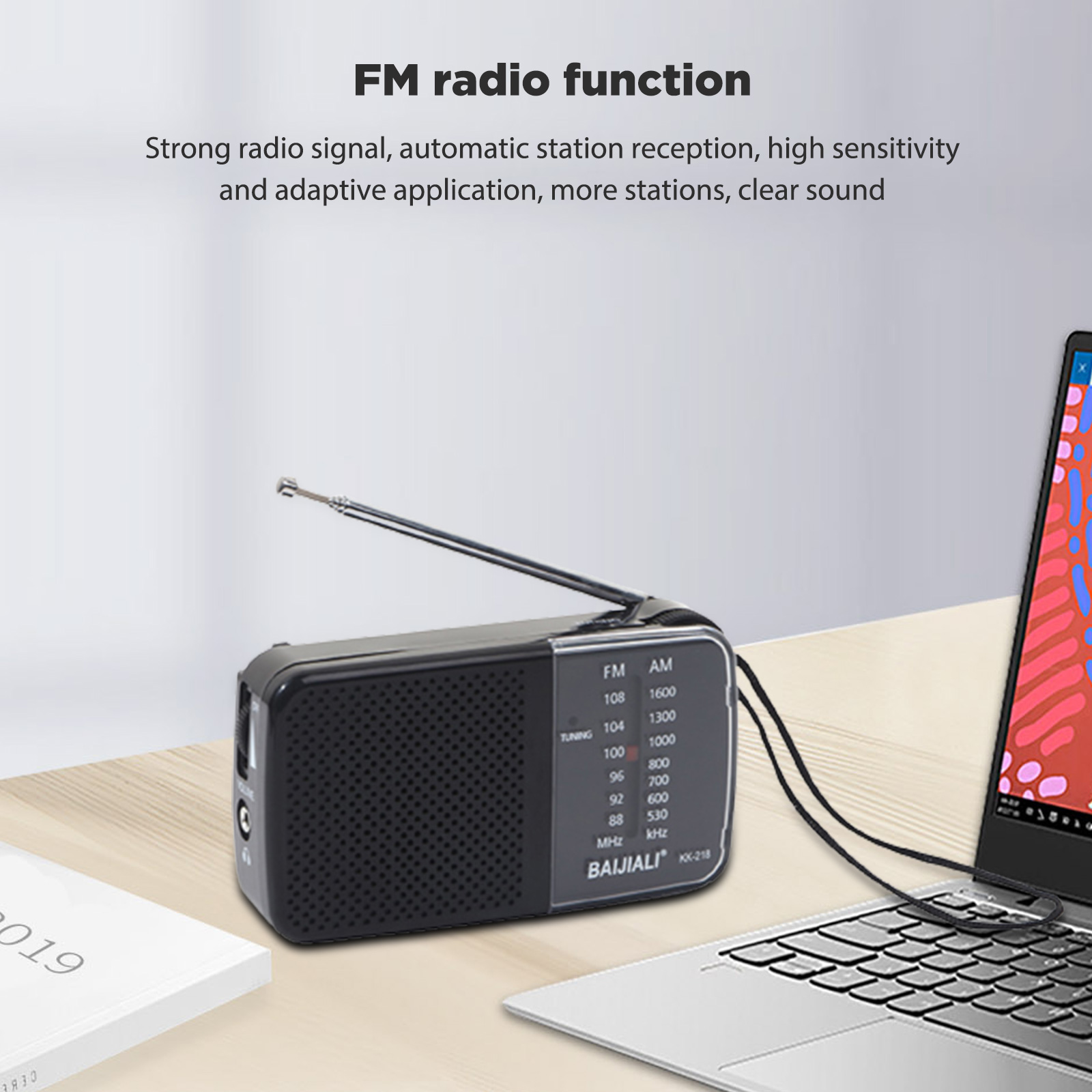 AM FM Radio Receiver Built-in Loud Speaker Portable Battery Radio AA Battery Operated Mini Mono Radios With Antenna For Elderly