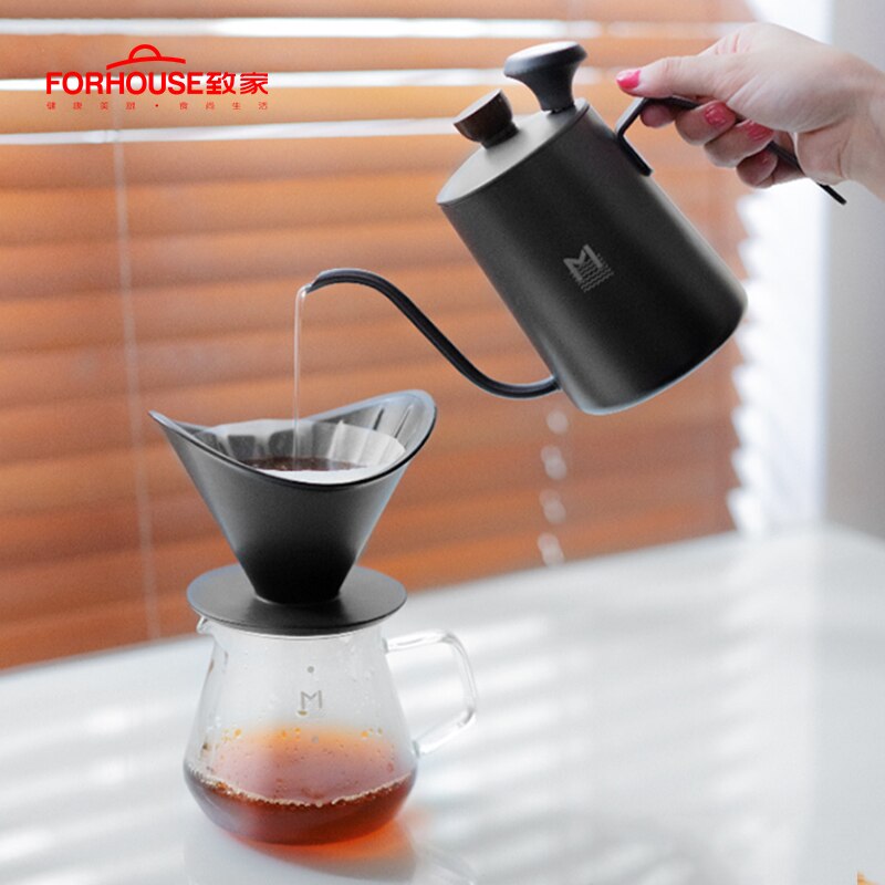 Ensemble bouilloire café théière à col en cygne | Bouilloire en verre résistante aux hautes températures cafetière cafetière en verre, Machine à café expresso, ensemble de filtres