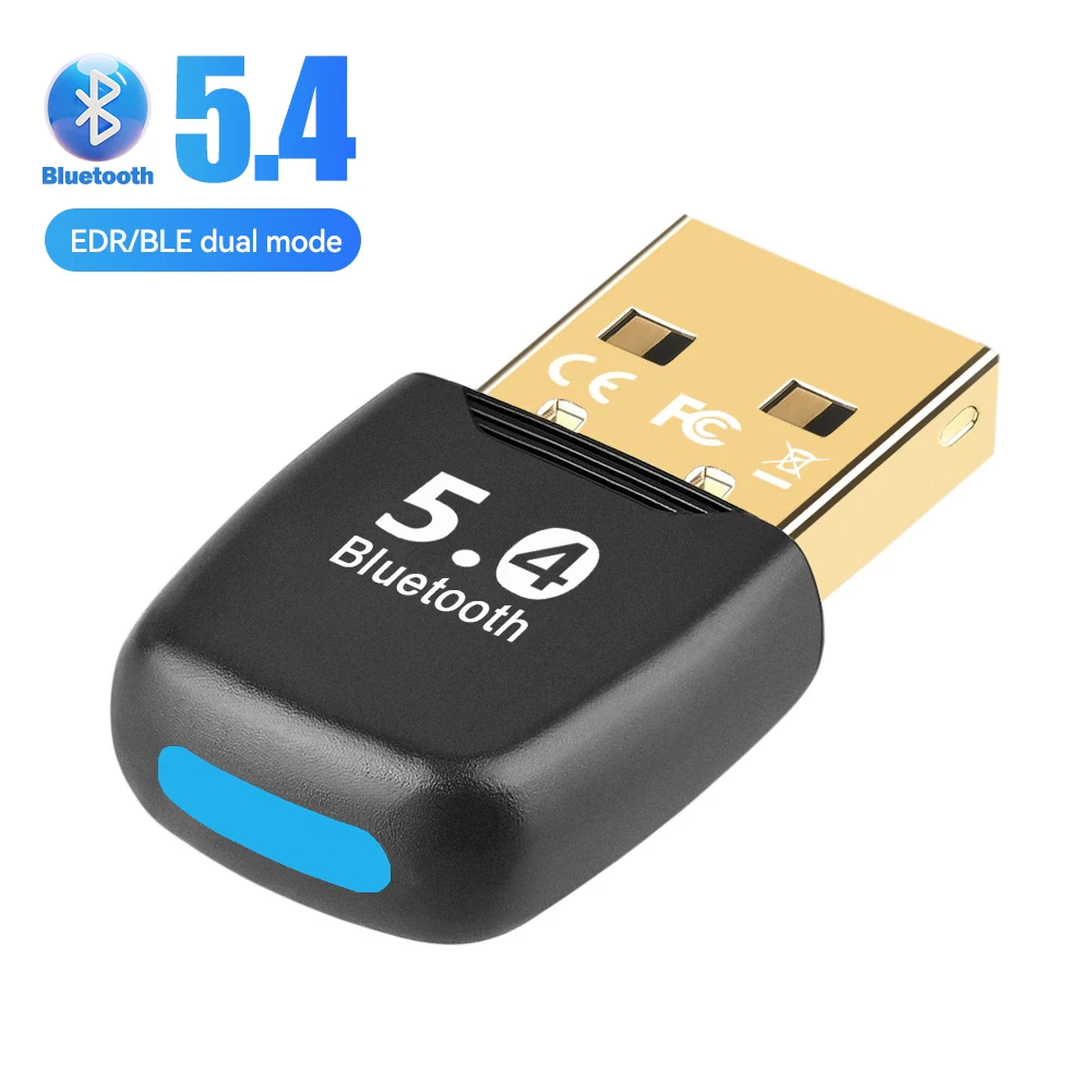 20M Bluetooth 5.4 Adapter Gratis Driver USB Bluetooth Dongle Adapter voor PC Windows 11/10/8.1 Muis toetsenbord Audio Ontvanger