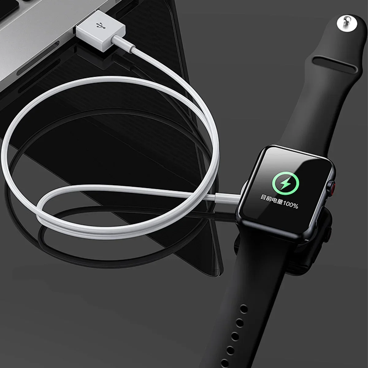 Magnetisk trådlös laddare för apple watch series 10 9 8 7 ultra 2 se snabbladdningskabel tillbehör för iwatch 8 7 6 5 4 3 2 1