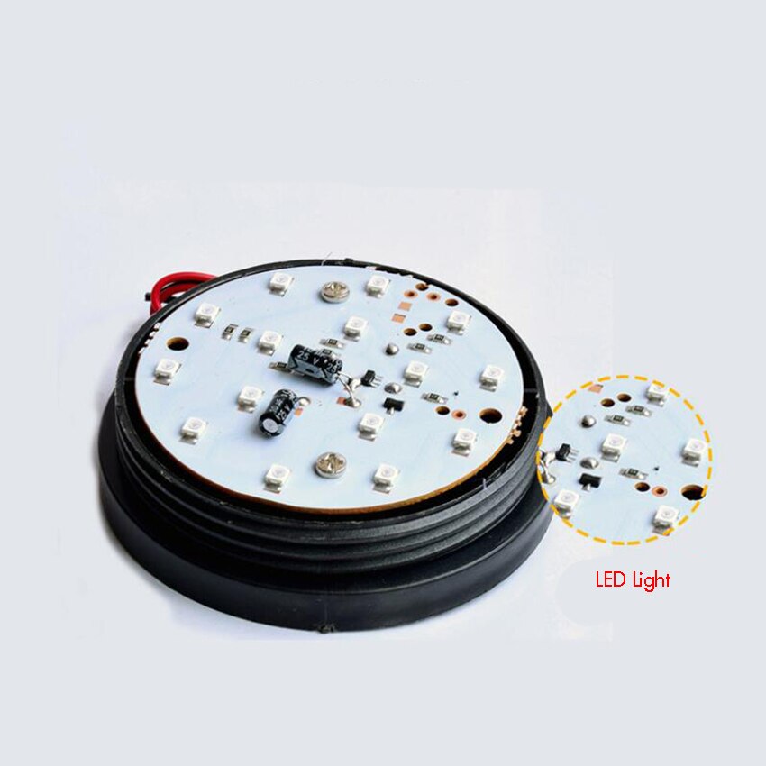Rode led 12v beveiligingsalarm stroboscooplamp met schroefbasis zelfklevende waterdichte indicatielamp voor thuisbeveiligingssysteem