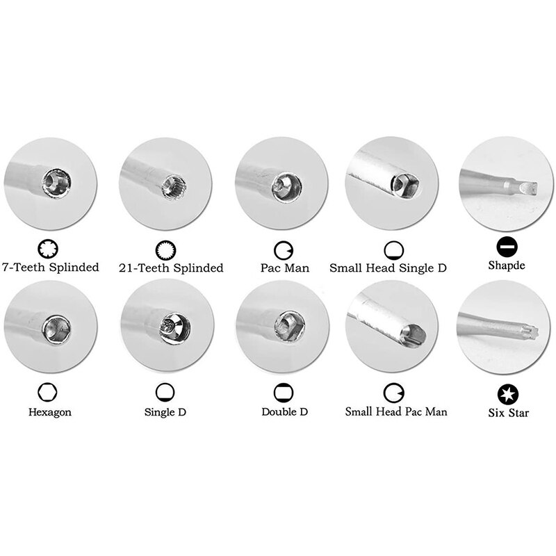 Carburetor Adjustment Tool Kit 10 Pcs, Tune-up Adjusting Tool for Common 2 Cycle Carburetor Engine