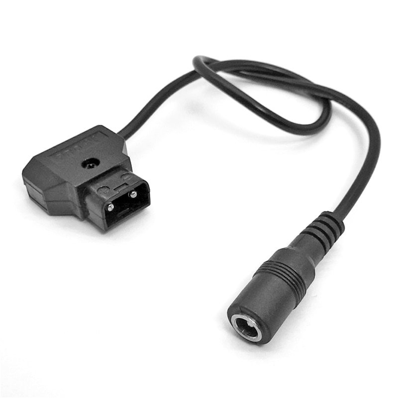 Power Tap D-Tap Plug to DC 5.5*2.5 / 5.5* Female Plugs for Lights Lamps Monitors Cameras and More Devices ...