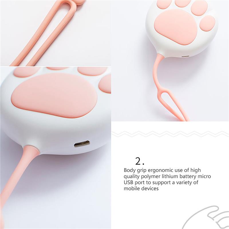 Mobiele Power Mode Toepassingsgebied Kat Poot Schattige Handwarmer Winter Heater Usb Draagbare Handwarmer Mobiele Power Opladen