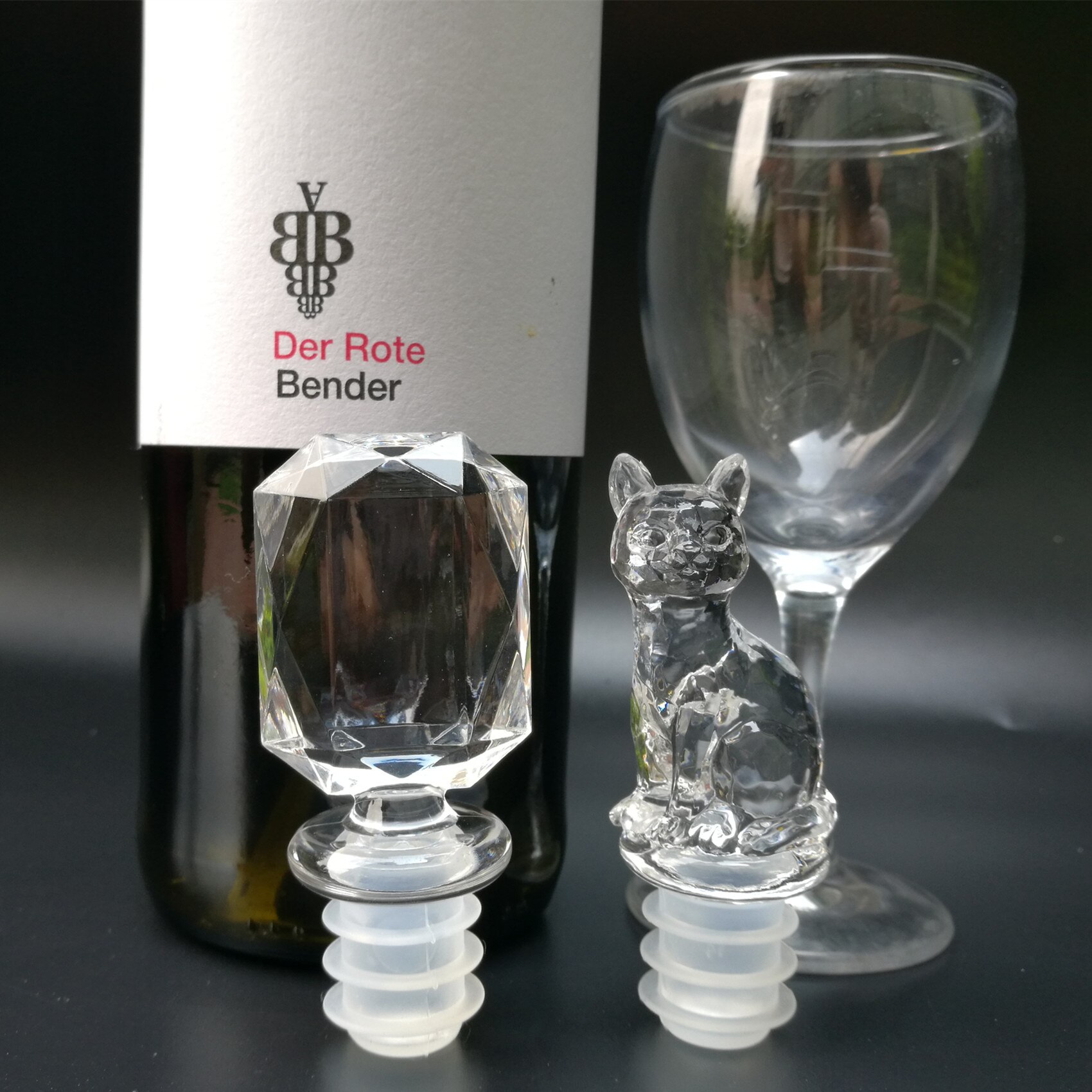 wine stopper Animal Wine Bottle Stopper Champagne Cute silicone wine beer hat Cat Dog Seal Cover Lid bar tool