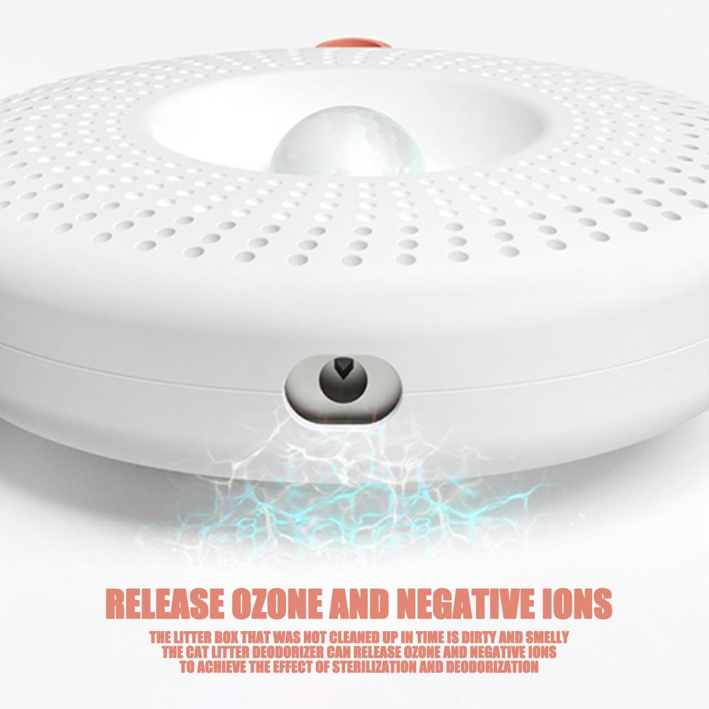 Automatic Switch Cat Litter Deodorizer Pet Litter Unscented Box Odor Eliminator Eliminator For Litter Box Pet Room Shoe Box