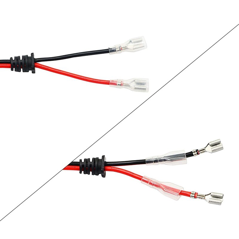 1.8M 18AWG 12V 24V Car Battery Cable Battery Terminal Extension Wire Start Power and Fire Wire Battery Connection Cable