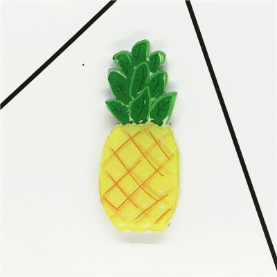 Mooie Watermeloen Aardbei Lemon Broche Acryl Pin Badges Pictogrammen Op De Rugzak Medaille Decoratie Badge Voor Kleding: I