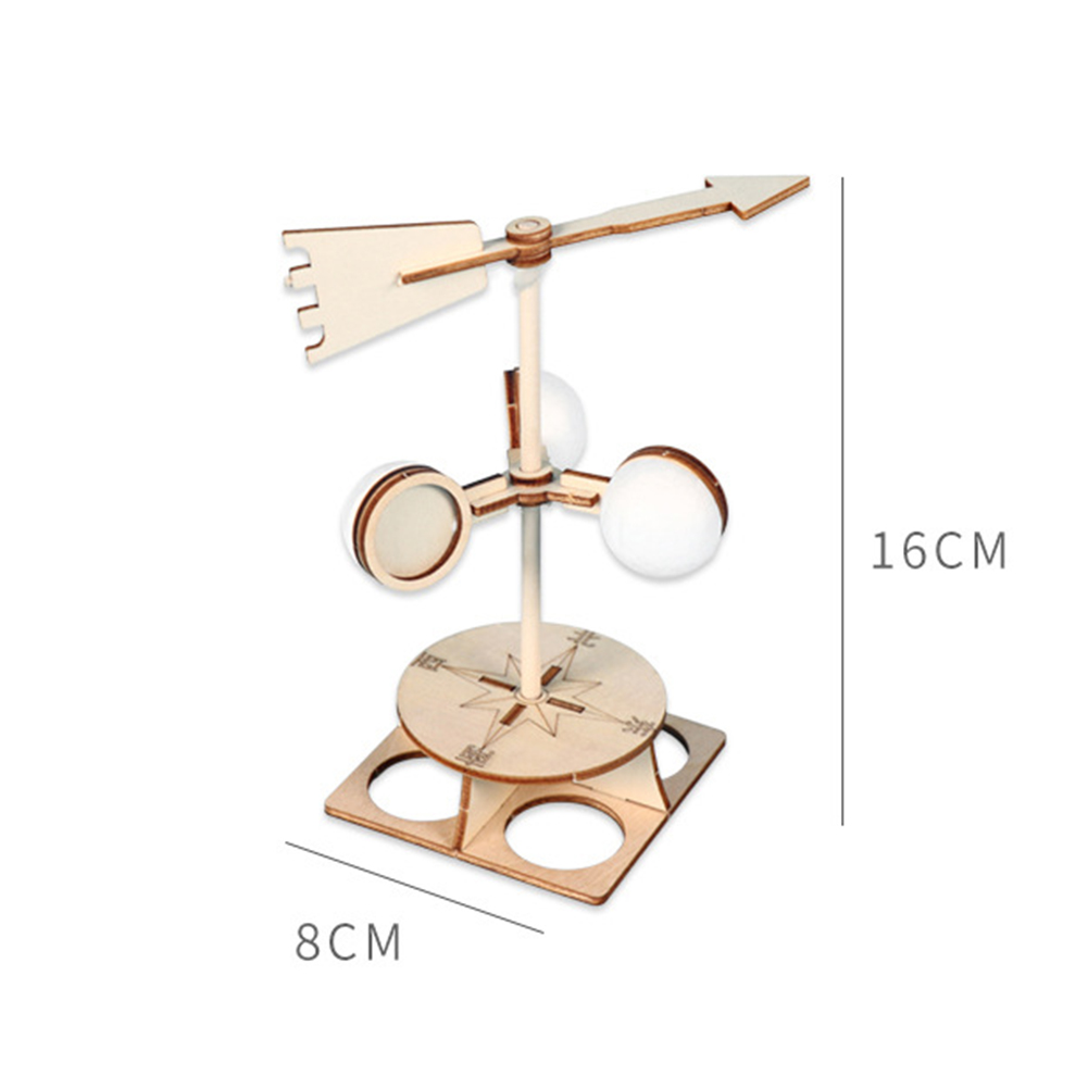 Kit de modèle de girouette à vent pour enfants, bricolage, expérience scientifique physique, jouets éducatifs, étudiant physique