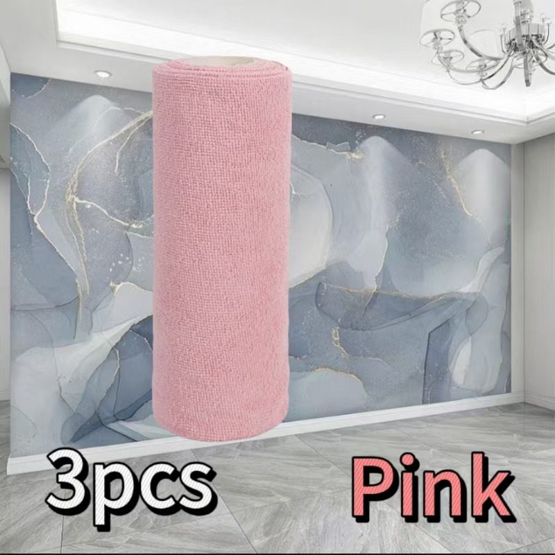 Reusable Cleaning Wipe Household Kitchen Cloth Microfiber Towel Rolls Dish Rags Wash Paper Towel Replacement 1 Roll of 20 Sheets: MULTI