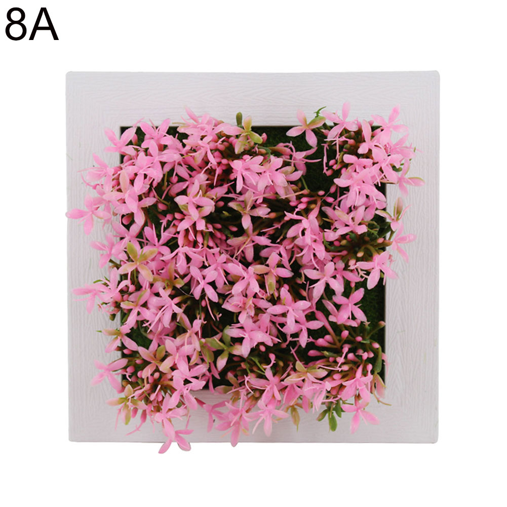 Removable Artificial Flower Plant Frame DIY Wall Decor Frames 3D Wall Sticker Frame Room Home Decoration Wedding Decoration