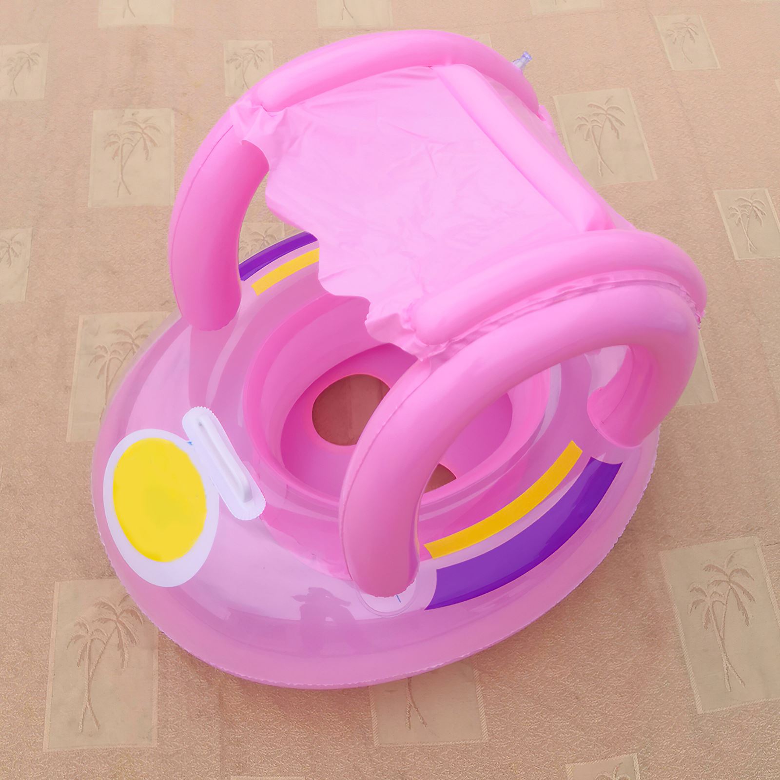 draussen Aufblasbare Schwimmen Schwimmer Schwimmen Ring Einfach Zu Bedienen Schattierung Baby Flotation Sitz Sicherheit Schwimmbad schweben