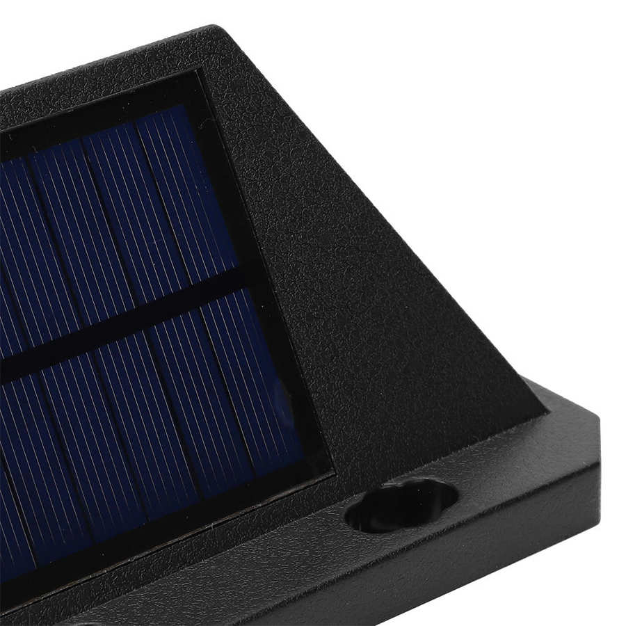 Mur de capteur de lumière murale mur de capteur solaire 66 LED pour les allées extérieures de couloir de cour lumière de mur LED de sécurité de jardin