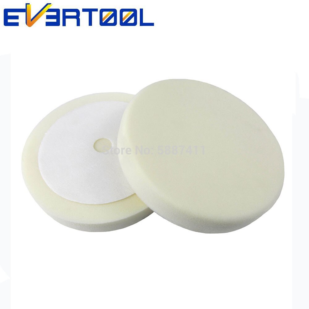 200MM White Car Waxer and Polisher Sponge Foam Pad