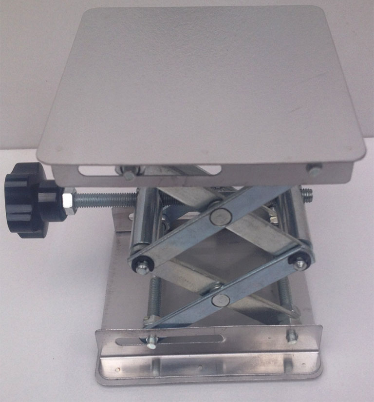 4X4'' Steel Lab-Lift Lifting Platforms Lab Jack Scissor Stand Rack 100X100mm physical chemical biological