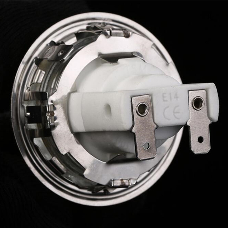 E14 Oven Lamp Holder Baking 15W/25W Illumination Lamp Holder Oven Lamp Cap High Temperature Lamp Base E14 500 Degrees